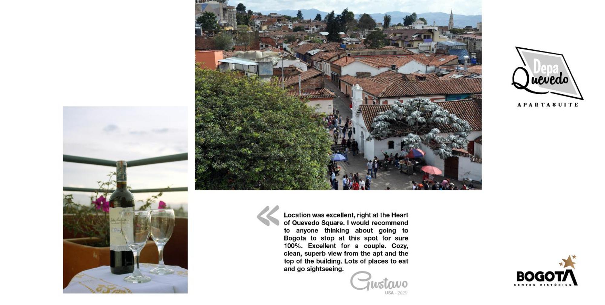 Depa Quevedo - Trendy Revamped Flat - Exceptional Spot In Bogota'S Historic Colonial Square - Candelaria Kültér fotó