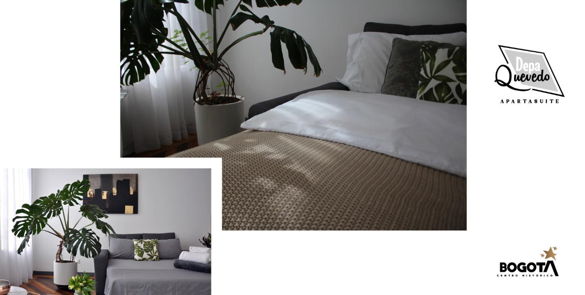 Depa Quevedo - Trendy Revamped Flat - Exceptional Spot In Bogota'S Historic Colonial Square - Candelaria Kültér fotó