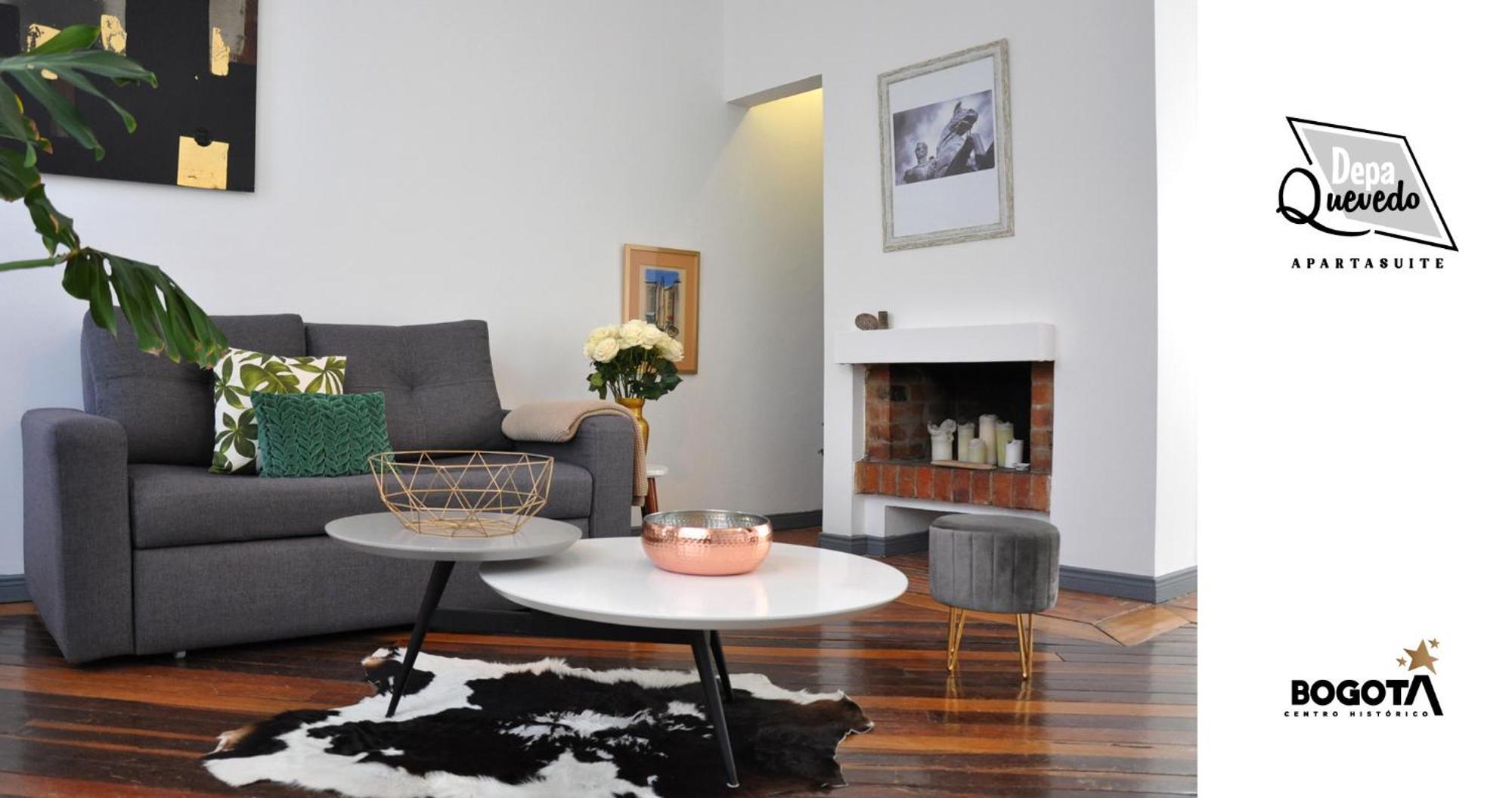 Depa Quevedo - Trendy Revamped Flat - Exceptional Spot In Bogota'S Historic Colonial Square - Candelaria Kültér fotó