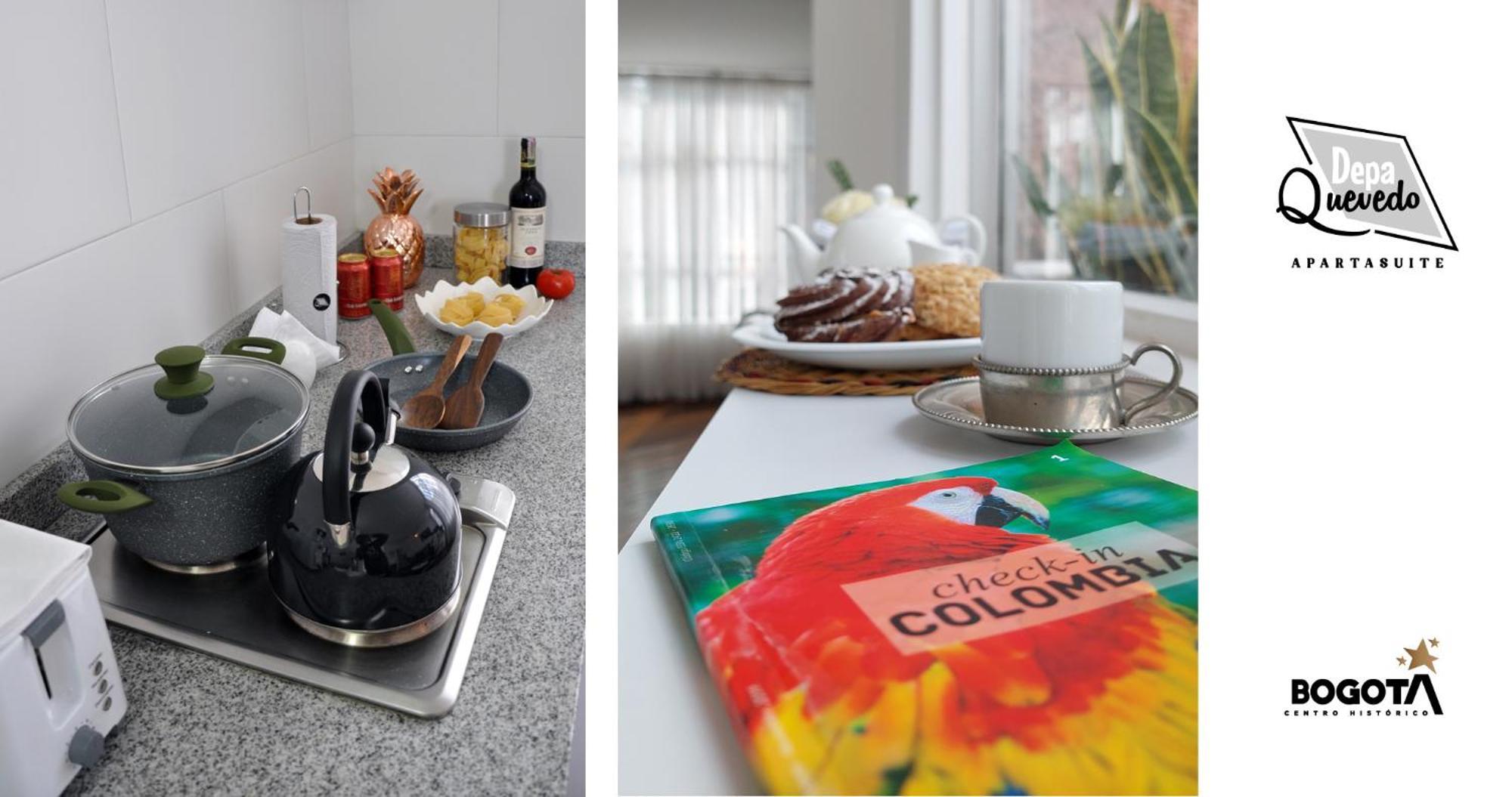 Depa Quevedo - Trendy Revamped Flat - Exceptional Spot In Bogota'S Historic Colonial Square - Candelaria Kültér fotó