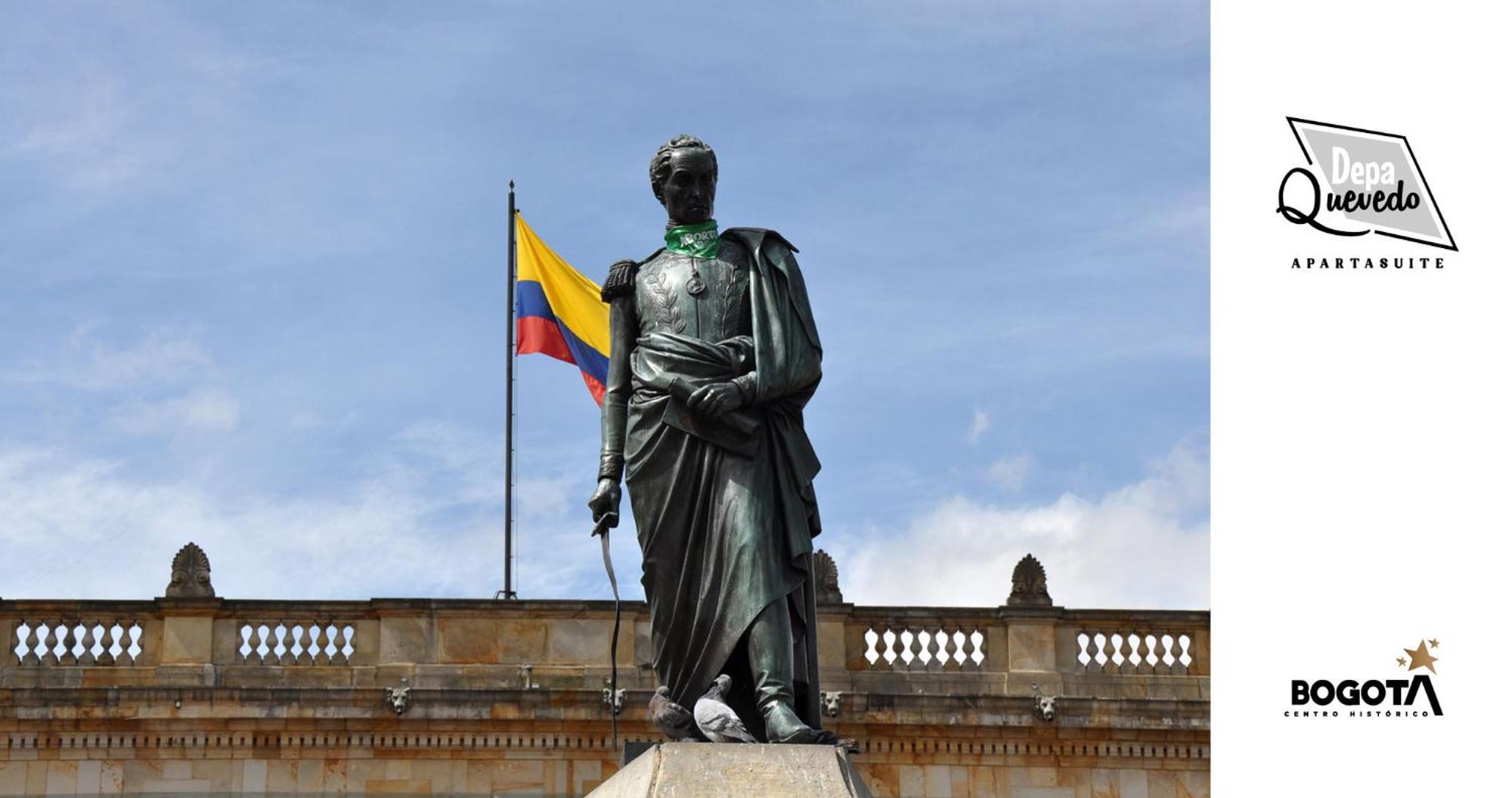 Depa Quevedo - Trendy Revamped Flat - Exceptional Spot In Bogota'S Historic Colonial Square - Candelaria Kültér fotó